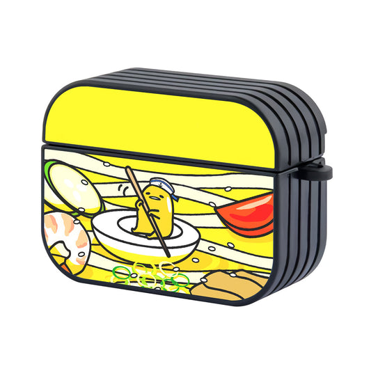 Gudetama Sailing On Ramen Hard Plastic Case Cover For Apple Airpods Pro 3 - Ezzystore