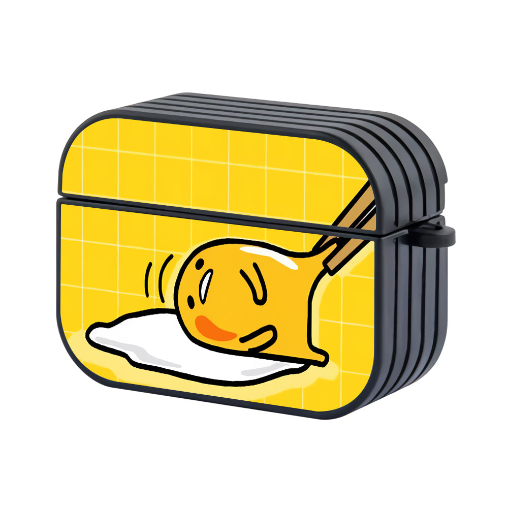 Gudetama Taken With Chopsticks Hard Plastic Case Cover For Apple Airpods Pro 3 - Ezzystore