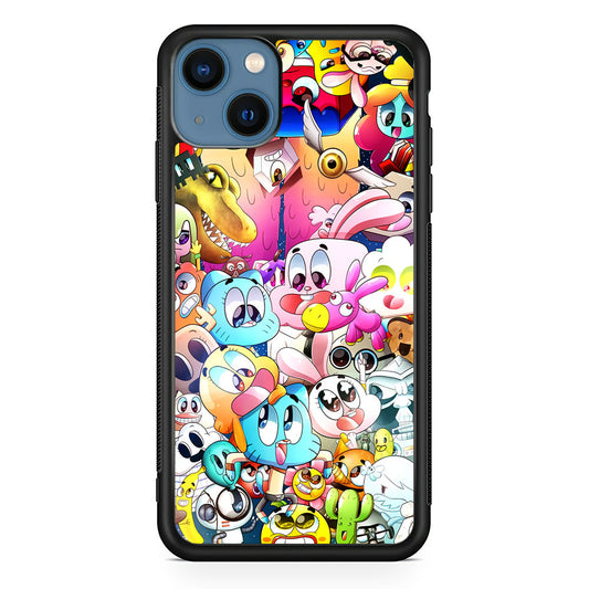 Gumball All Character iPhone 15 Plus Case