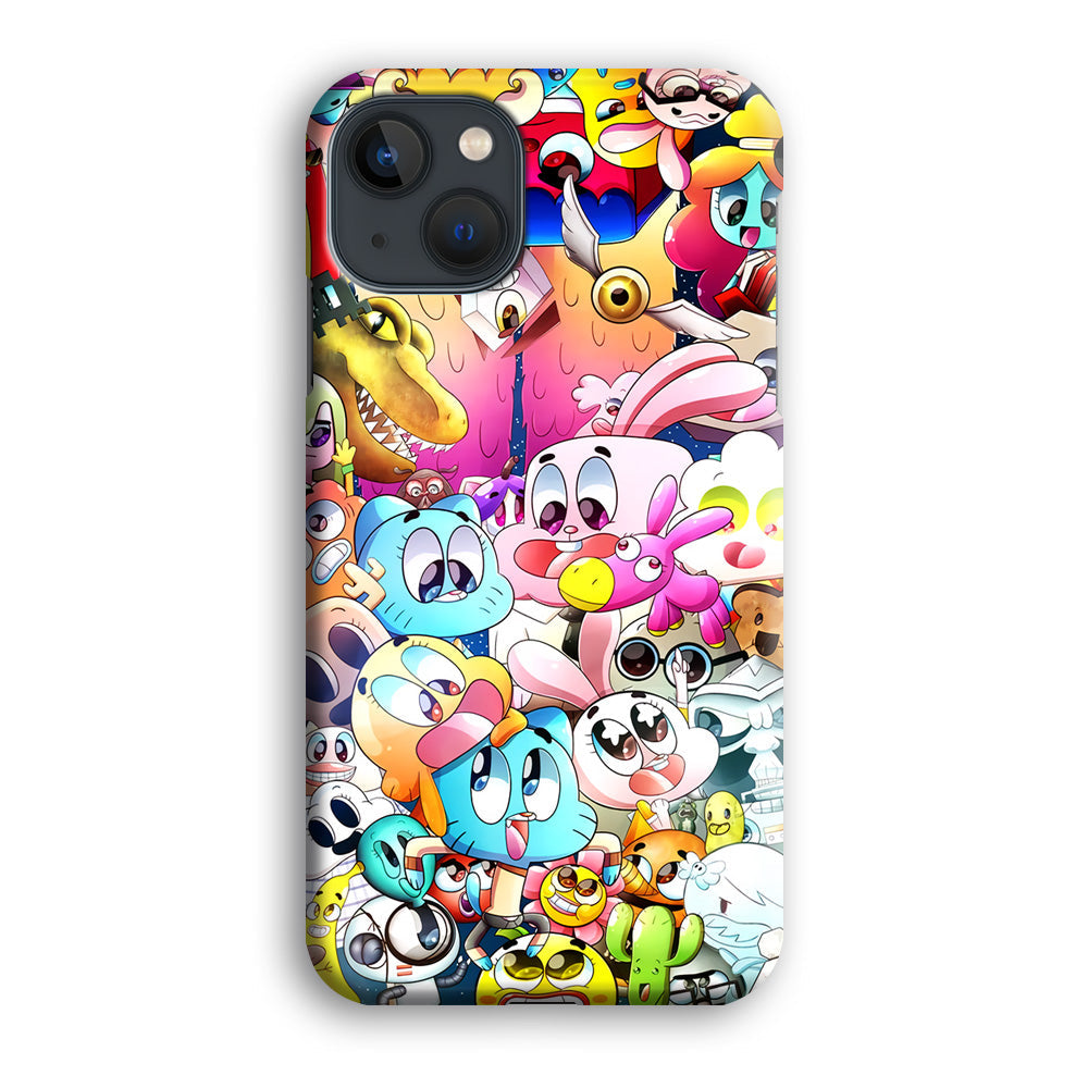 Gumball All Character iPhone 15 Plus Case