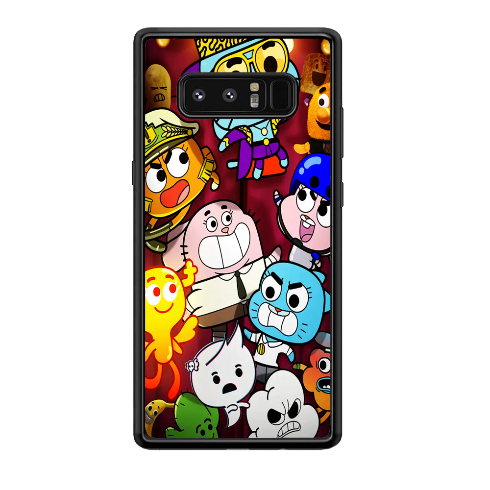 Gumball And Friends Cosplay Samsung Galaxy Note 8 Case
