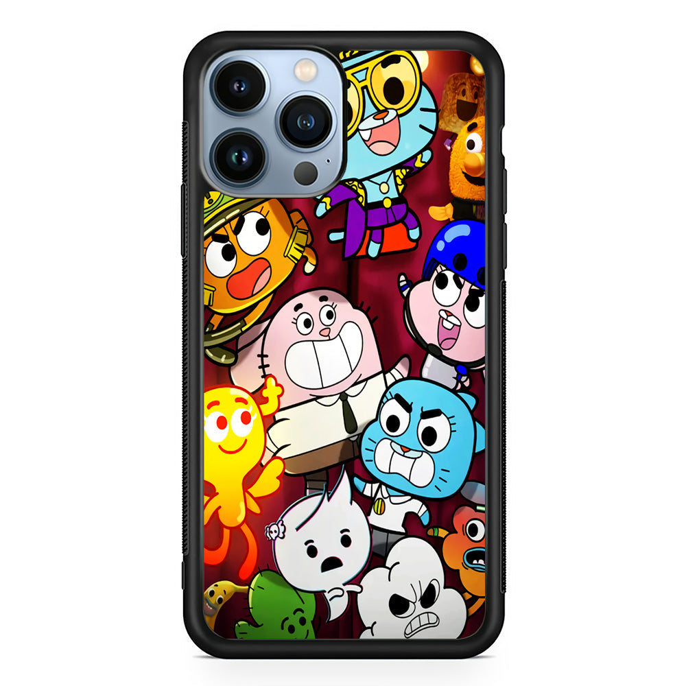 Gumball And Friends Cosplay iPhone 15 Pro Case