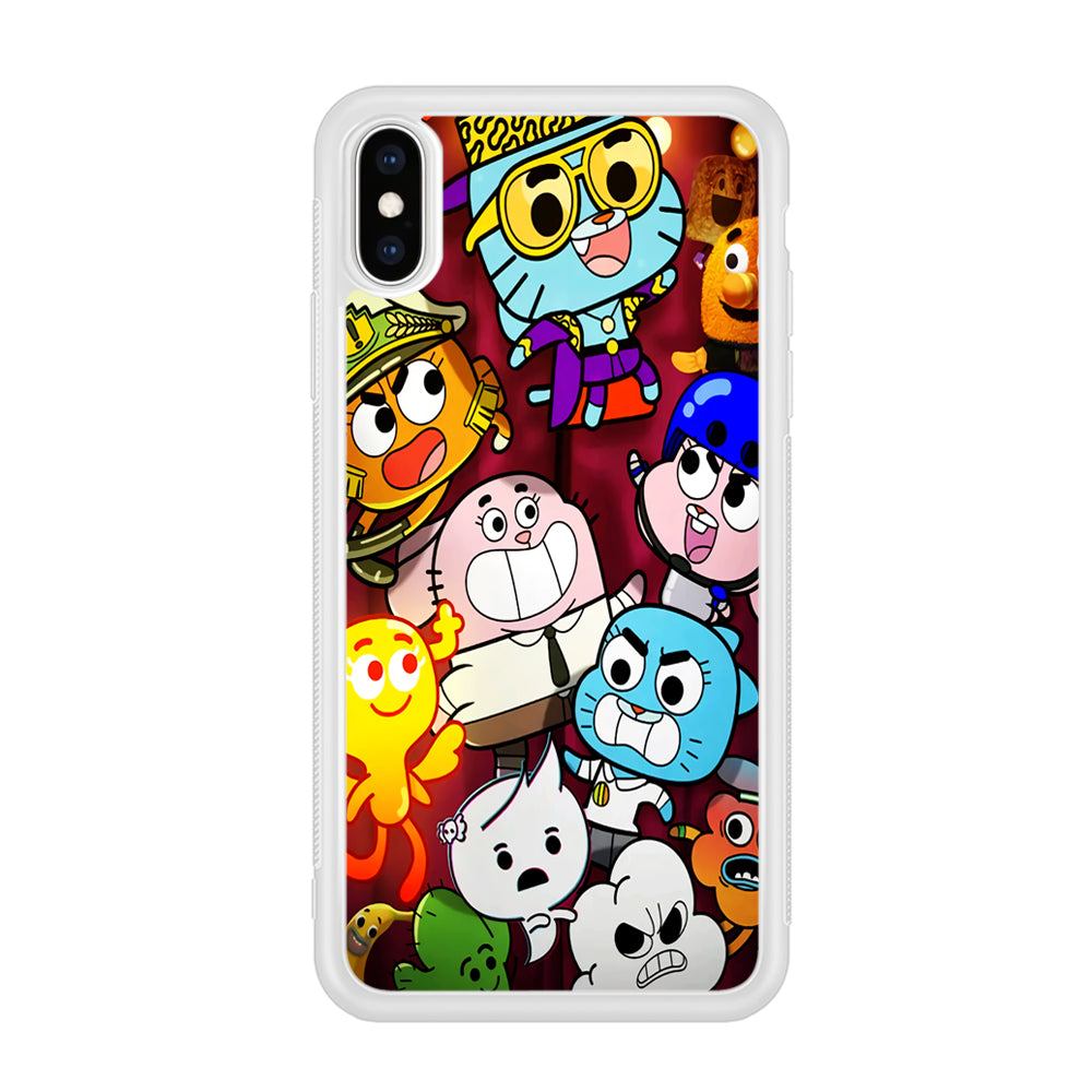 Gumball And Friends Cosplay iPhone XS Case