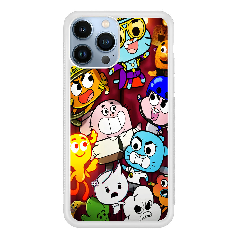 Gumball And Friends Cosplay iPhone 15 Pro Max Case
