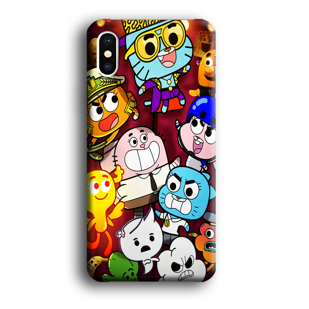 Gumball And Friends Cosplay iPhone X Case