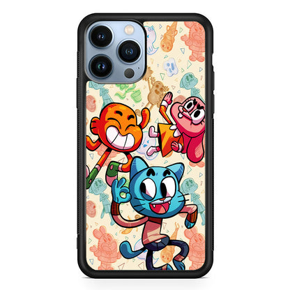 Gumball Darwin And Anais iPhone 14 Pro Max Case