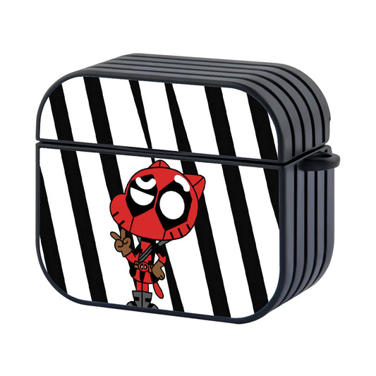 Gumball Deadpool Mode Hard Plastic Case Cover For Apple Airpods 4 - Ezzystore