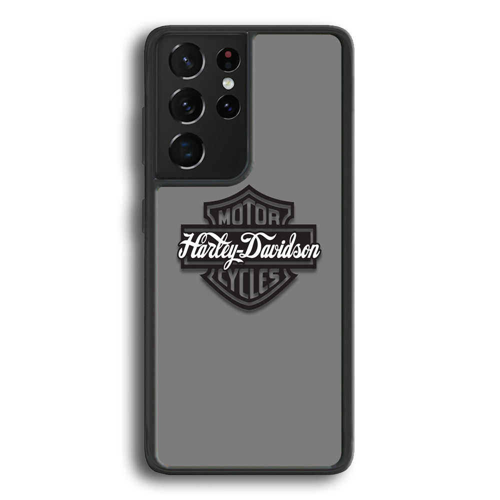 Harley Davidson Absolute Grey Samsung Galaxy S24 Ultra Case - Ezzystore