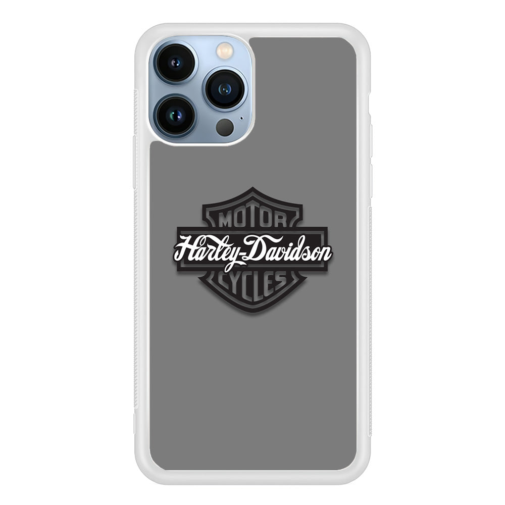 Harley Davidson Absolute Grey iPhone 14 Pro Max Case