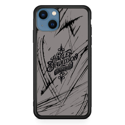 Harley Davidson Grey Claw Mark iPhone 15 Plus Case