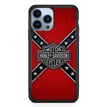 Harley Davidson Pride Logo Stripe Belt iPhone 14 Pro Max Case