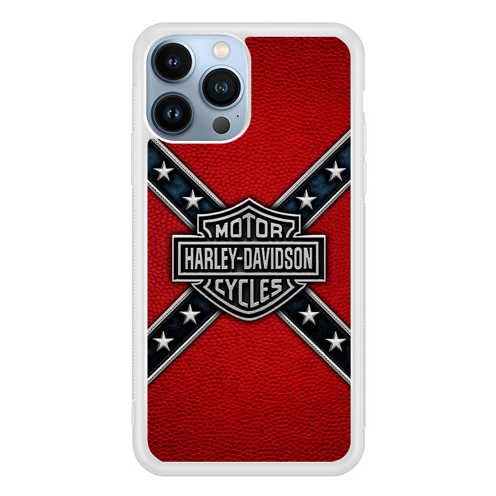 Harley Davidson Pride Logo Stripe Belt iPhone 14 Pro Case