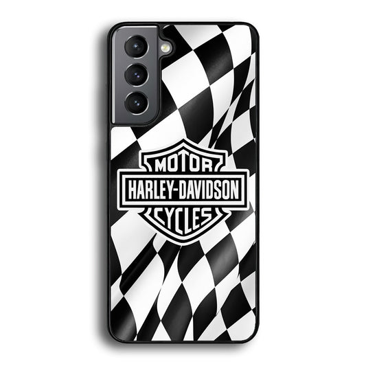Harley Davidson Race Flag Emblem Samsung Galaxy S24 Plus Case - Ezzystore