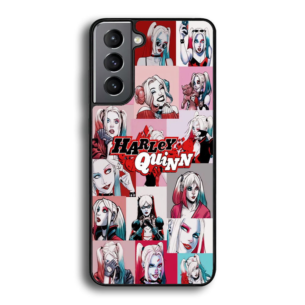 Harley Quinn Collage Of Expression Samsung Galaxy S22 Case - Ezzystore