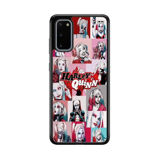 Harley Quinn Collage Of Expression Samsung Galaxy S20 Case