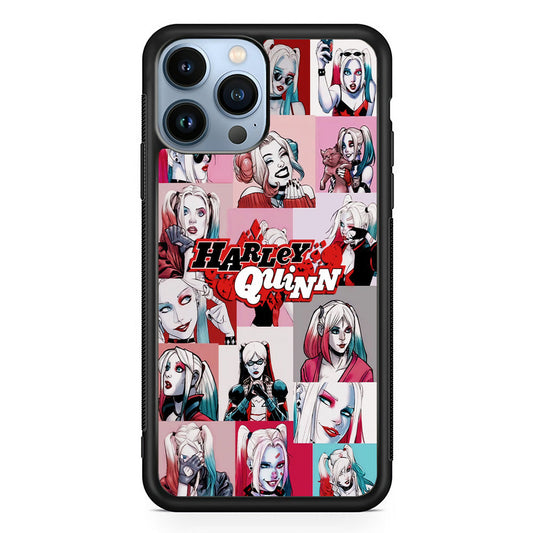 Harley Quinn Collage Of Expression iPhone 15 Pro Case