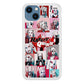 Harley Quinn Collage Of Expression iPhone 15 Plus Case