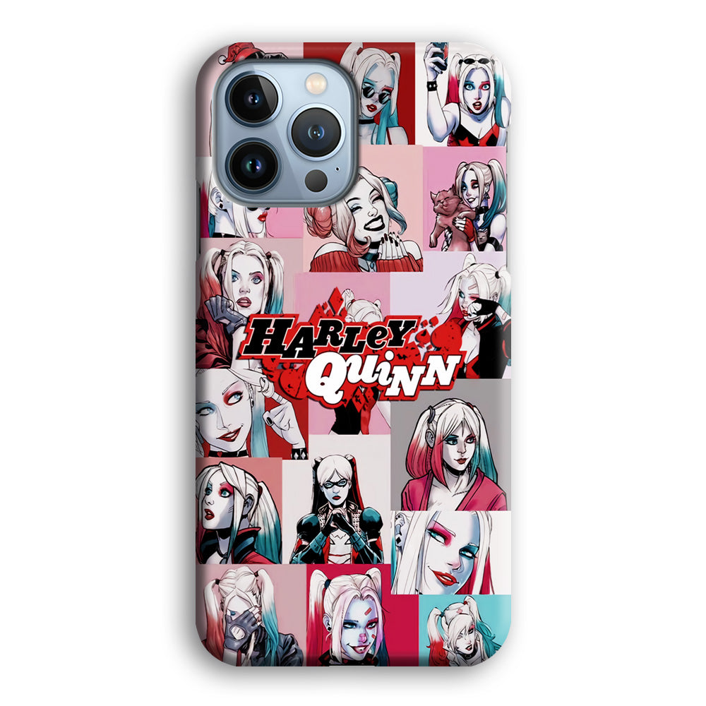 Harley Quinn Collage Of Expression iPhone 14 Pro Max Case