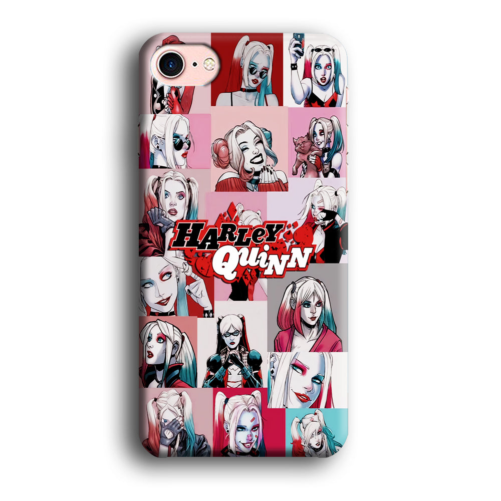 Harley Quinn Collage Of Expression iPhone 7 Case