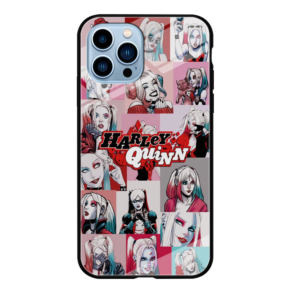 Harley Quinn Collage Of Expression iPhone 14 Pro Max Case