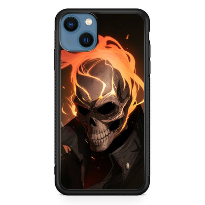 Head Skull Flame iPhone 14 Case