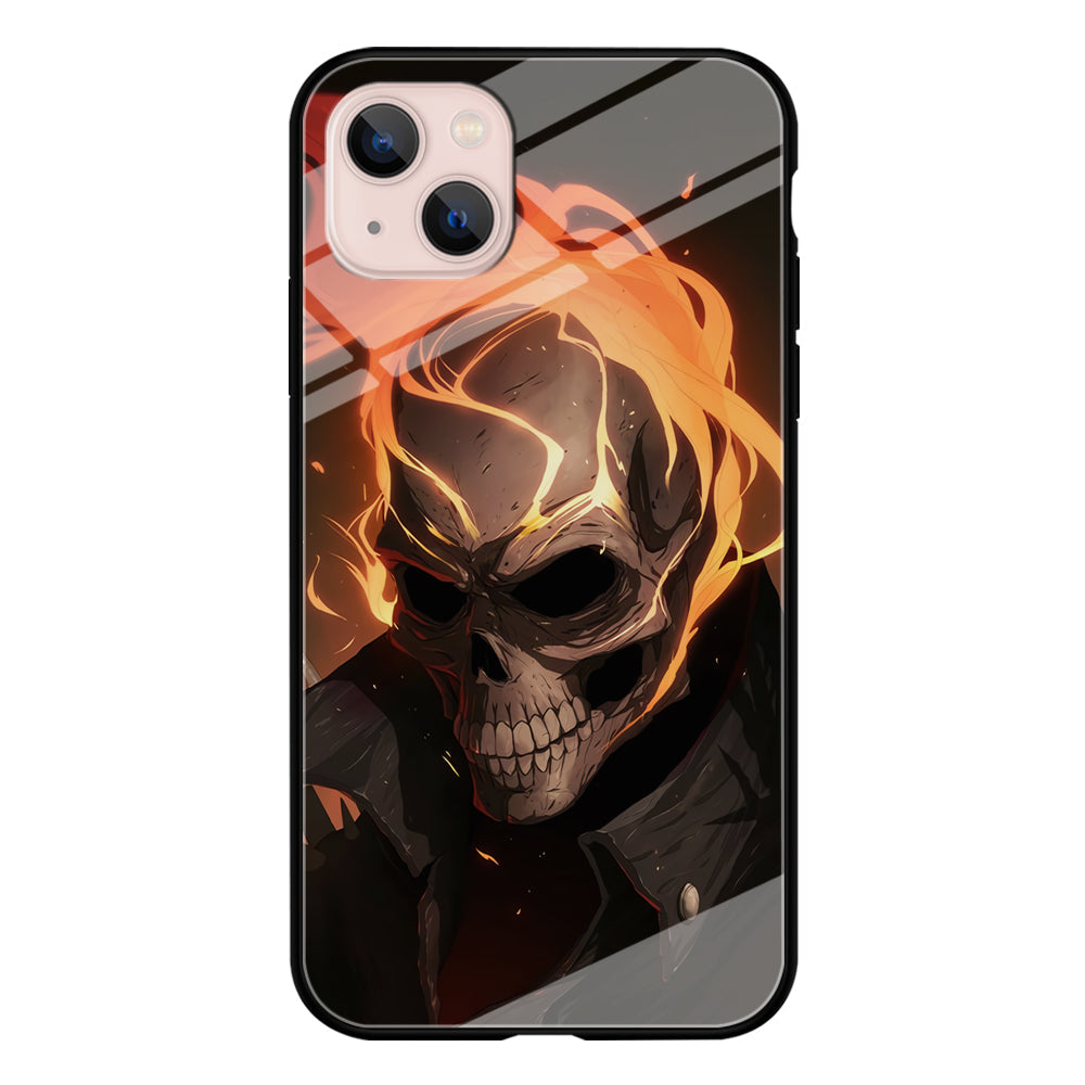 Head Skull Flame iPhone 14 Case