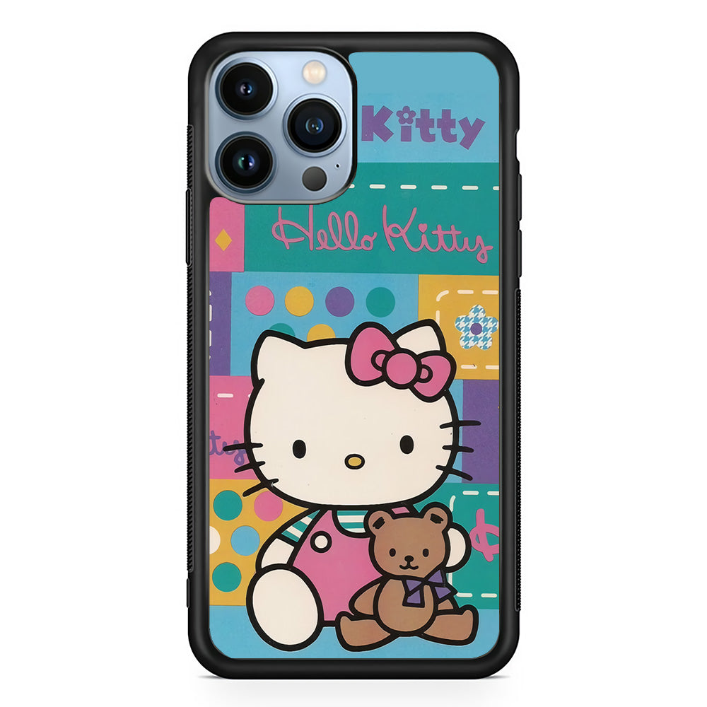 Hello Kitty Abstract Collage iPhone 15 Pro Max Case