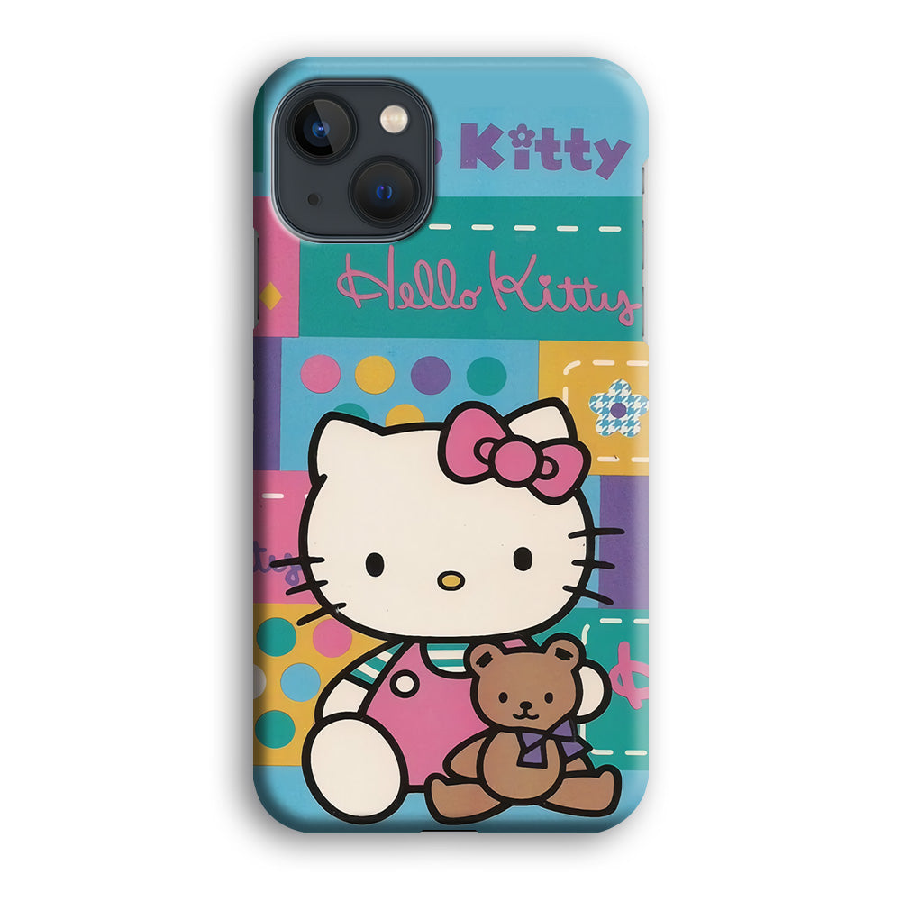 Hello Kitty Abstract Collage iPhone 14 Plus Case