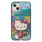 Hello Kitty Abstract Collage iPhone 14 Case