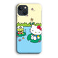 Hello Kitty Fishing With Keroppi iPhone 15 Plus Case