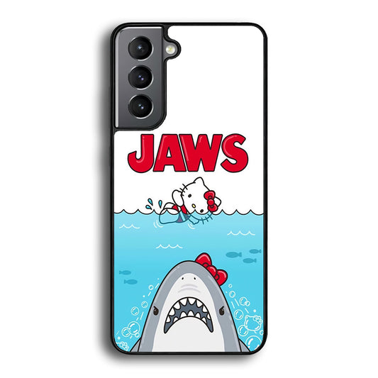 Hello Kitty Jaws Shark Samsung Galaxy S24 Case - Ezzystore