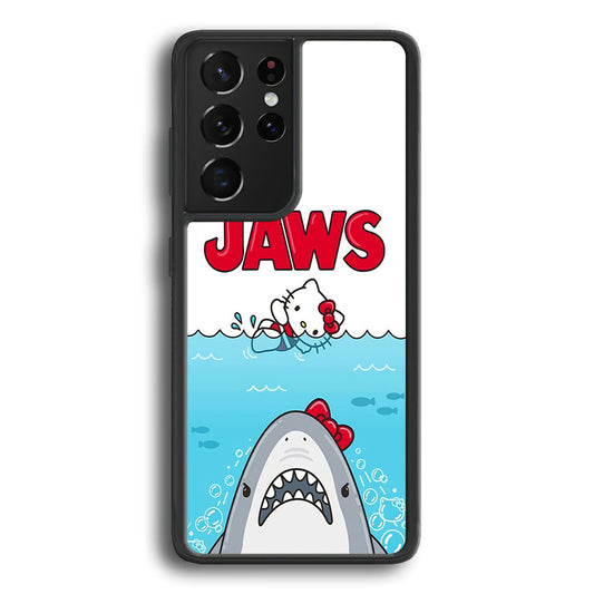 Hello Kitty Jaws Shark Samsung Galaxy S24 Ultra Case - Ezzystore