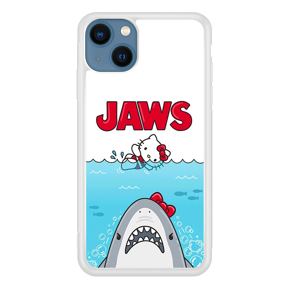Hello Kitty Jaws Shark iPhone 14 Plus Case