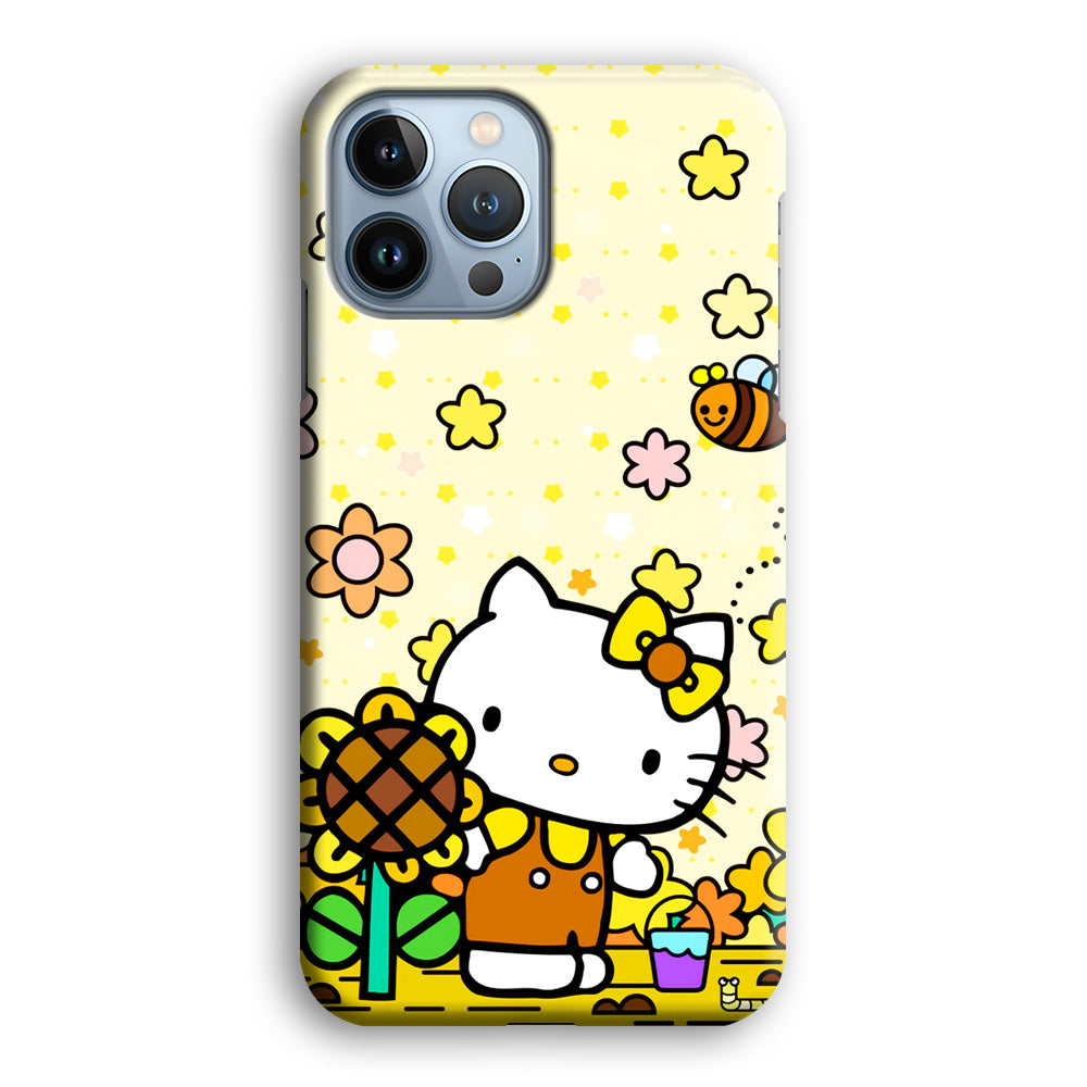 Hello Kitty Sun Flowers iPhone 14 Pro Case