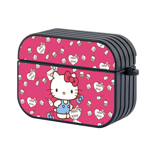 Hello Kitty Sweety Momment Hard Plastic Case Cover For Apple Airpods Pro 3 - Ezzystore