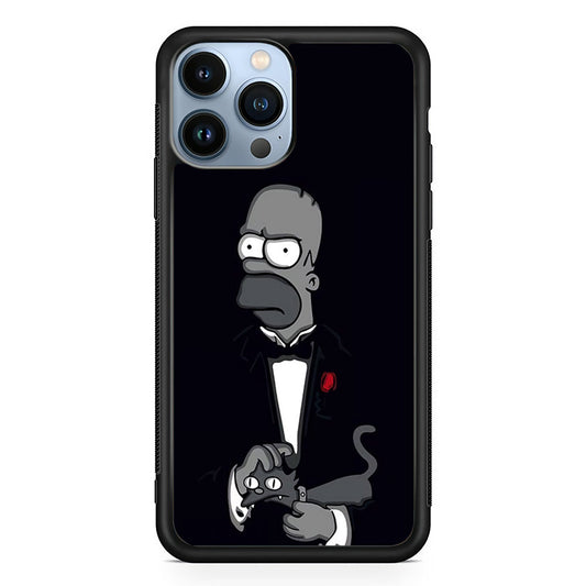 Homer Simpson Goodfather iPhone 14 Pro Case