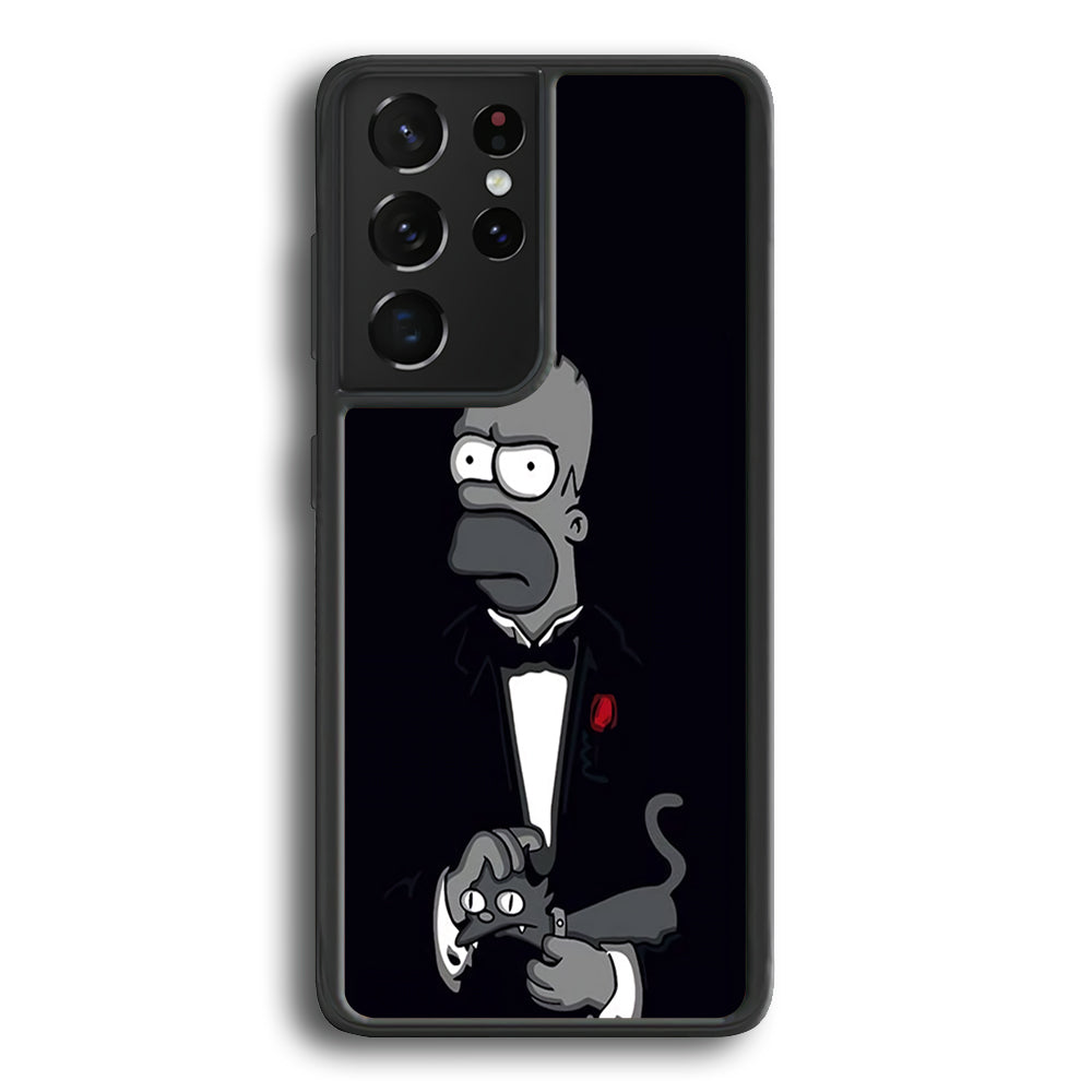 Homer Simpson Goodfather Samsung Galaxy S24 Ultra Case - Ezzystore