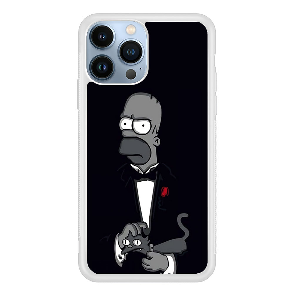 Homer Simpson Goodfather iPhone 15 Pro Case