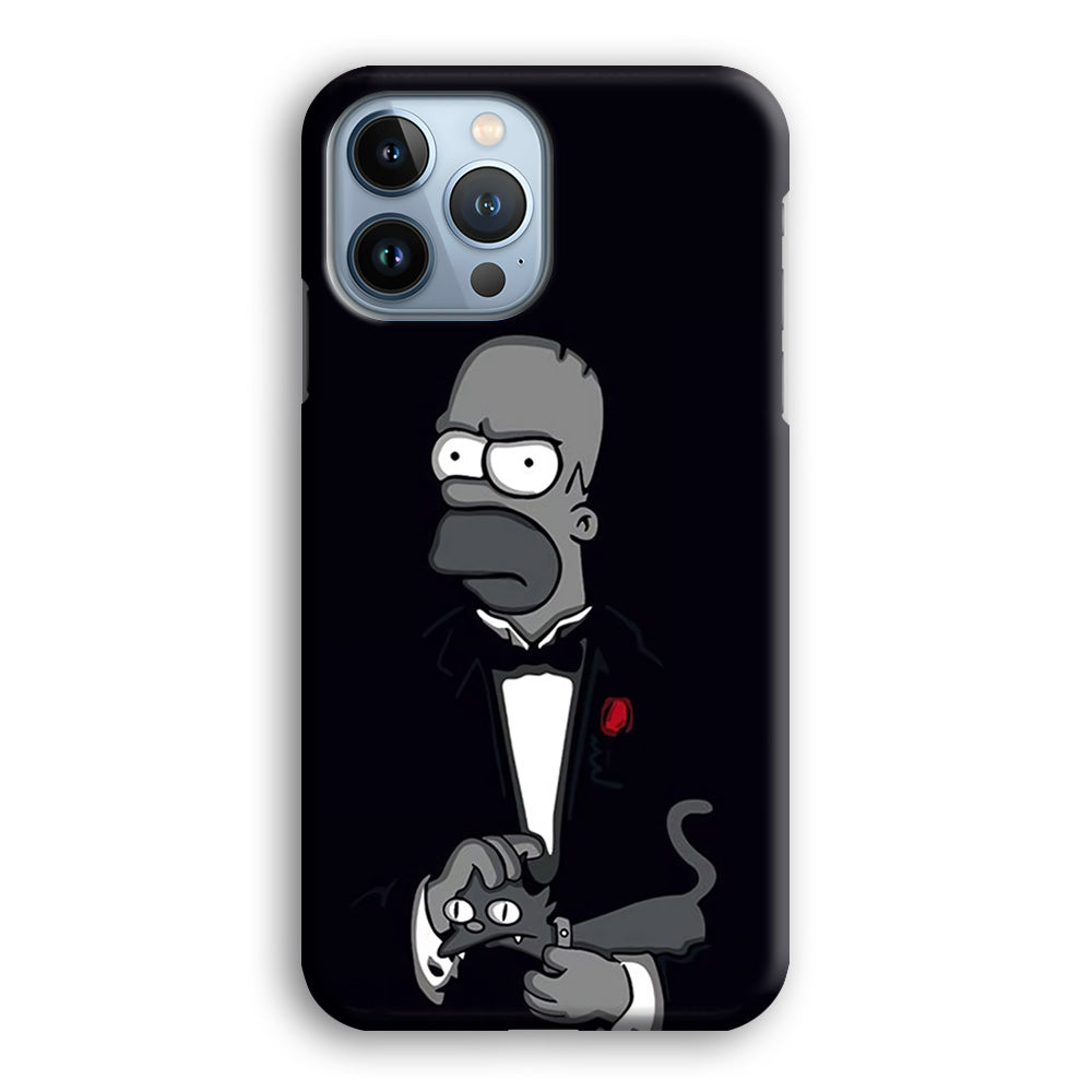 Homer Simpson Goodfather iPhone 14 Pro Max Case