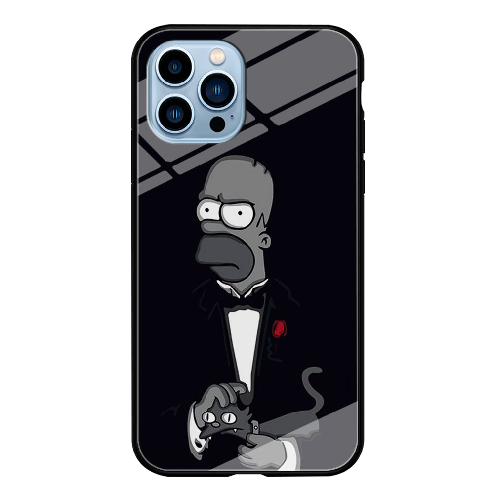 Homer Simpson Goodfather iPhone 15 Pro Max Case