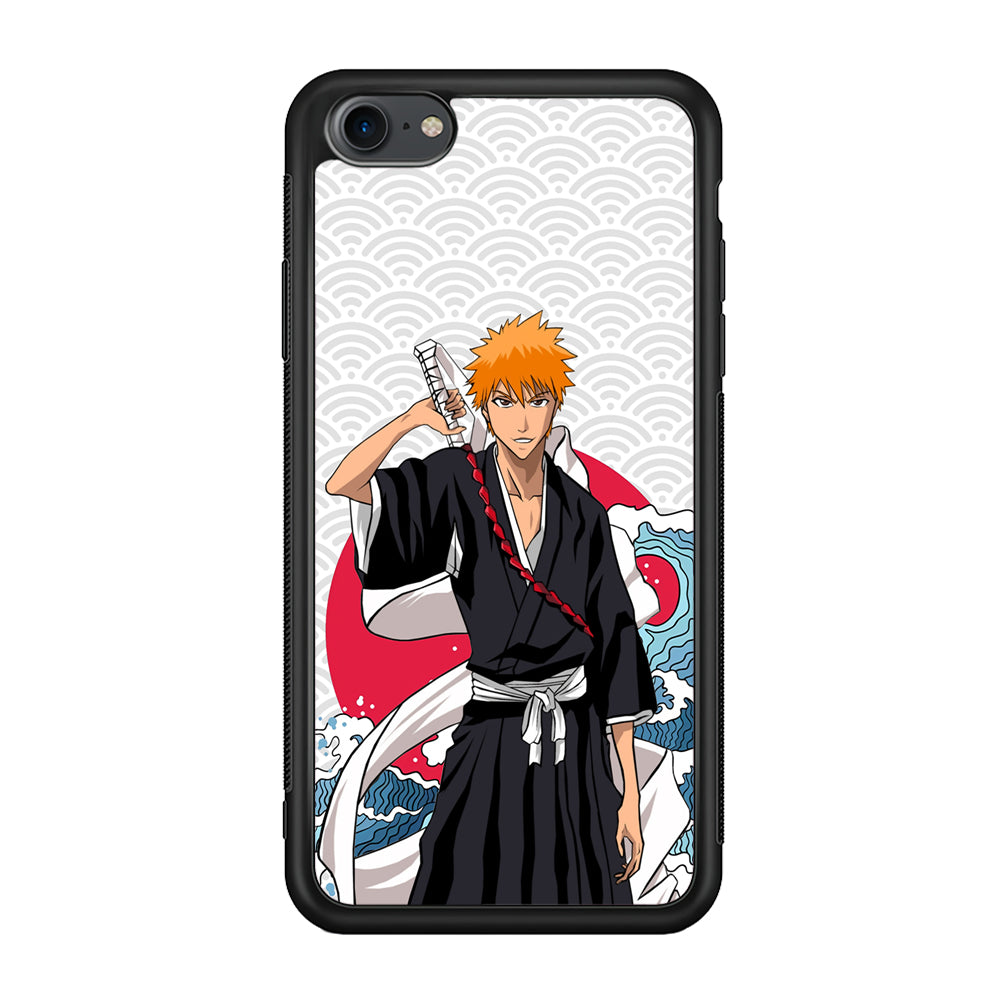 Ichigo Kurosaki Wave And Pattern iPhone 7 Case