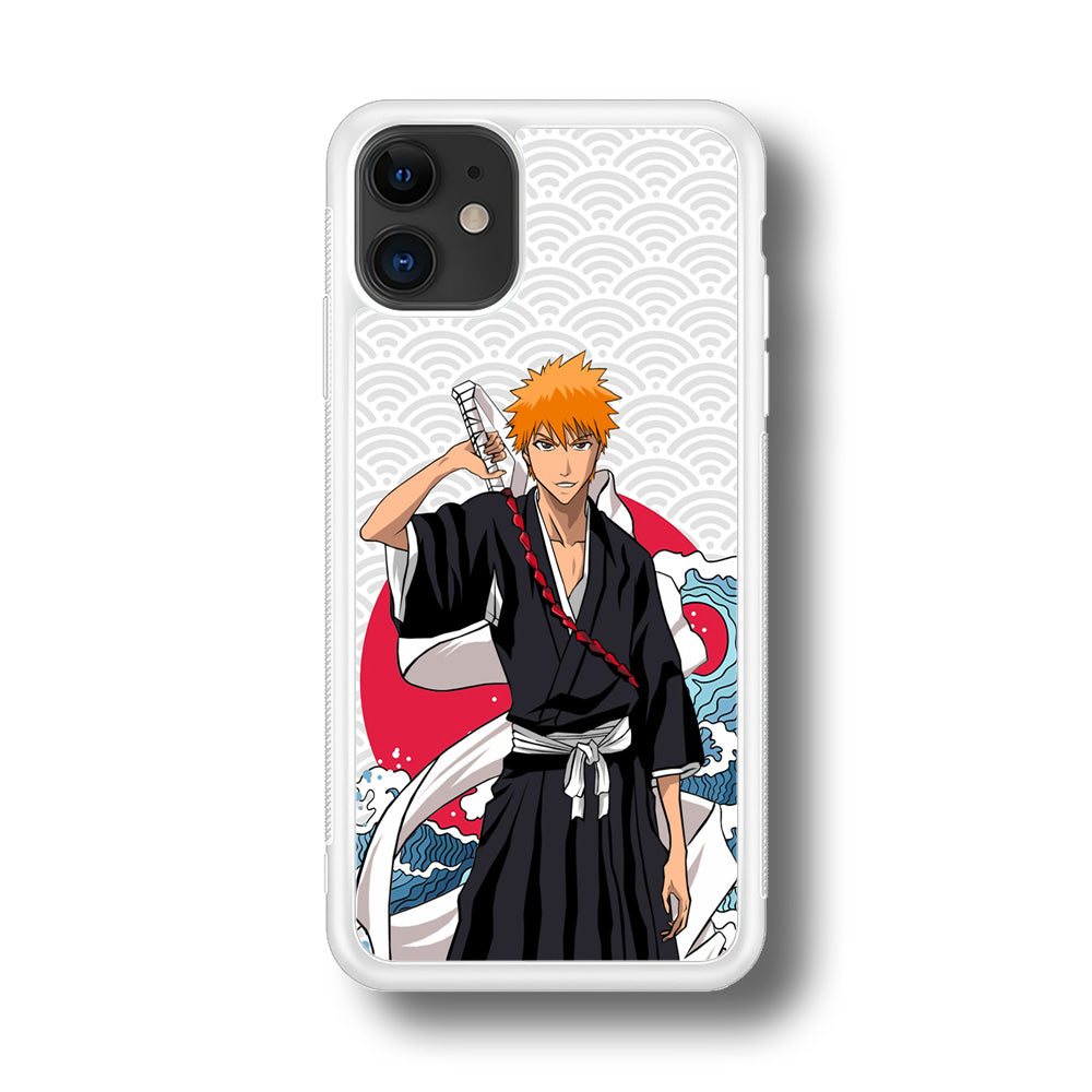 Ichigo Kurosaki Wave And Pattern iPhone 11 Case