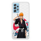 Ichigo Kurosaki Wave And Pattern Samsung Galaxy A52 Case