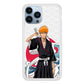 Ichigo Kurosaki Wave And Pattern iPhone 14 Pro Max Case