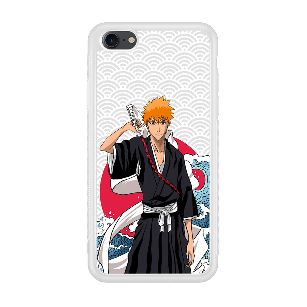 Ichigo Kurosaki Wave And Pattern iPhone 7 Case