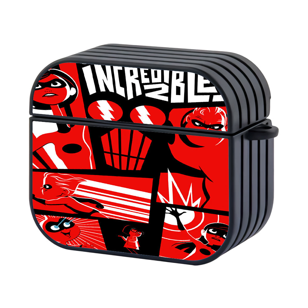 Incredibles Team And Enemy Hard Plastic Case Cover For Apple Airpods 4 - Ezzystore