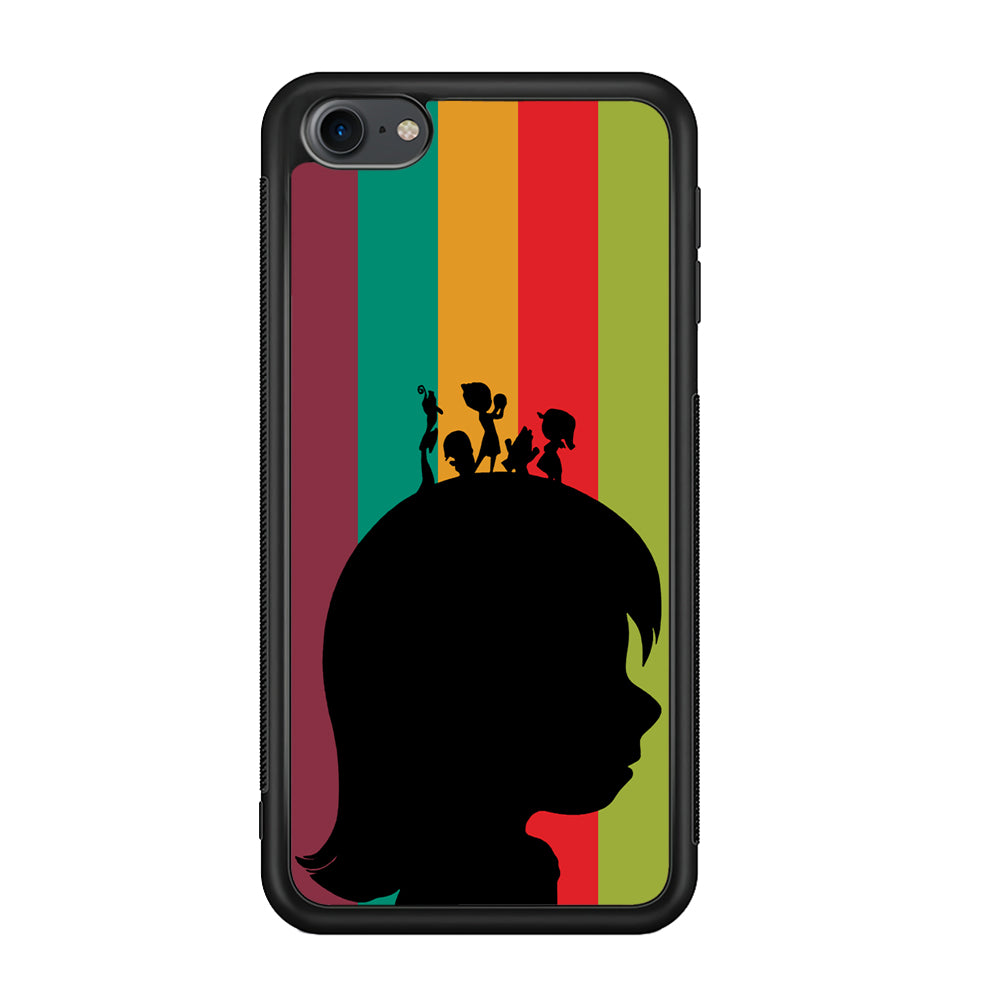 Inside Out Silhouette Character iPod Touch 6 Case - Ezzystore