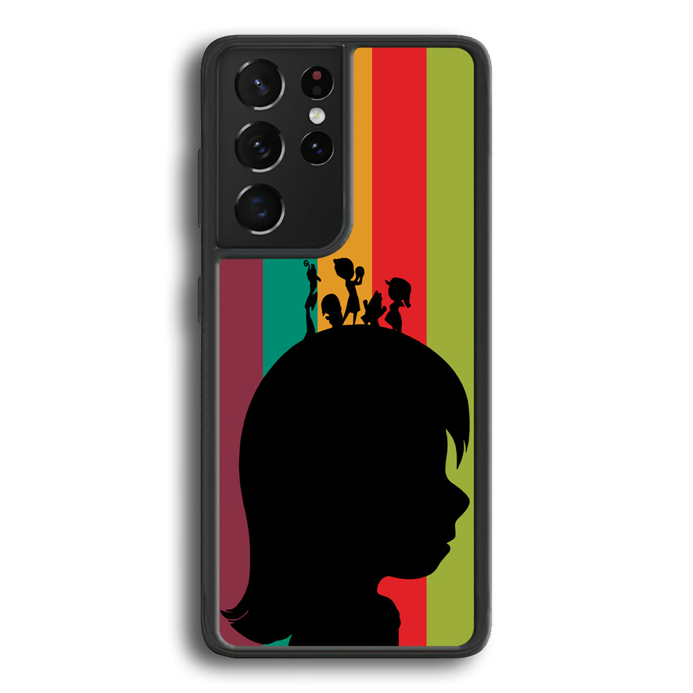 Inside Out Silhouette Character Samsung Galaxy S24 Ultra Case - Ezzystore