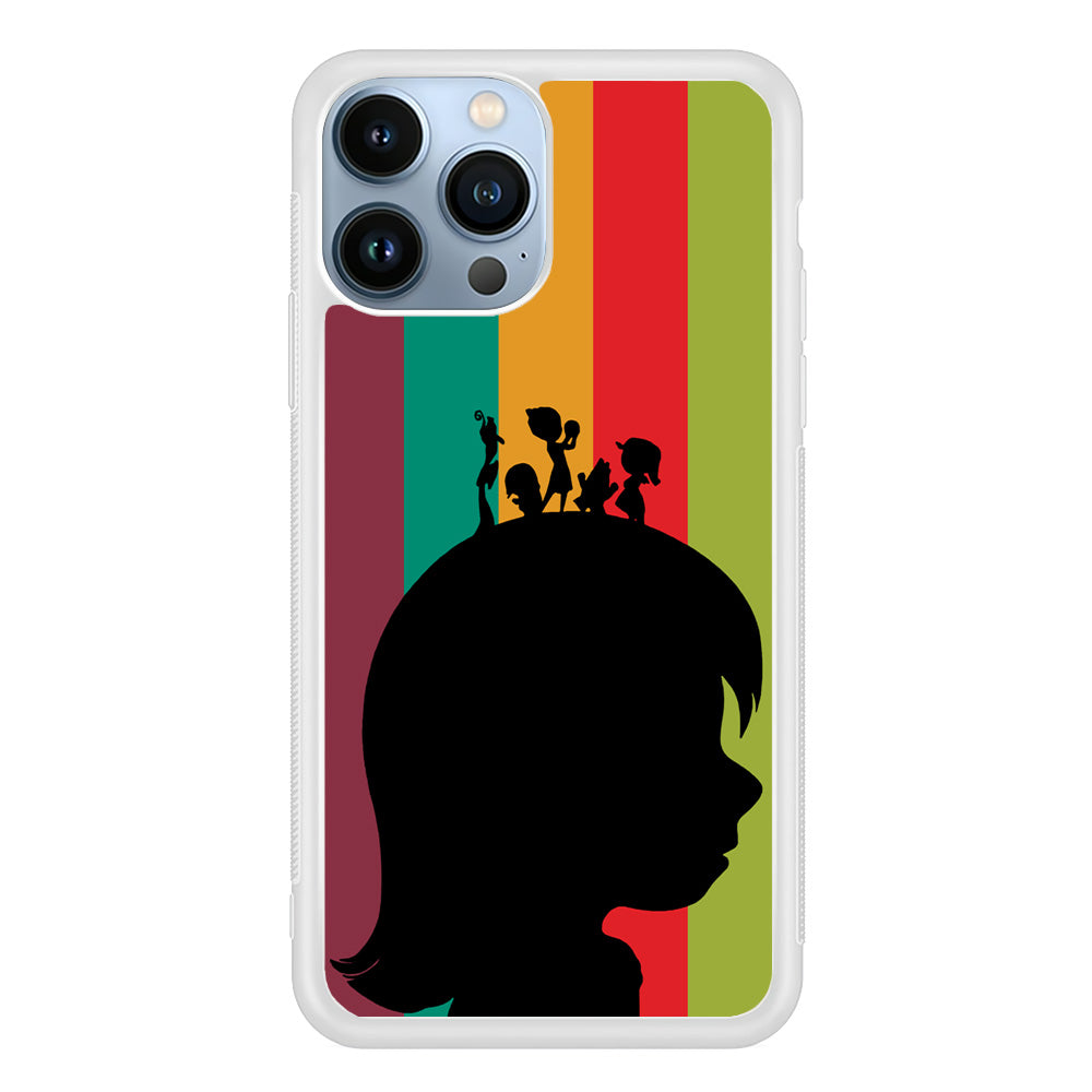 Inside Out Silhouette Character iPhone 14 Pro Max Case