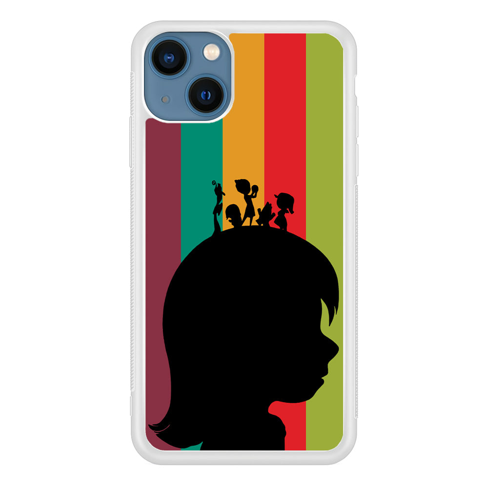 Inside Out Silhouette Character iPhone 14 Case
